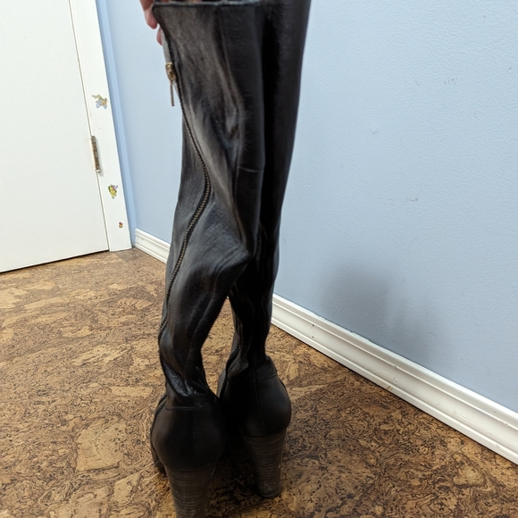 Steven Madden Leather Boots s.6.5 - Picture 4 of 5